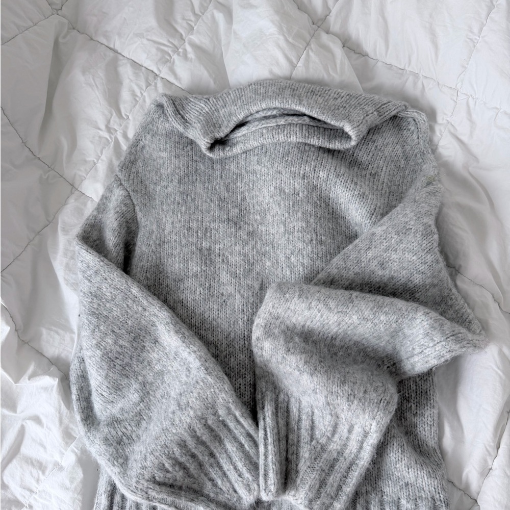 Express Light Gray Women's Sweater